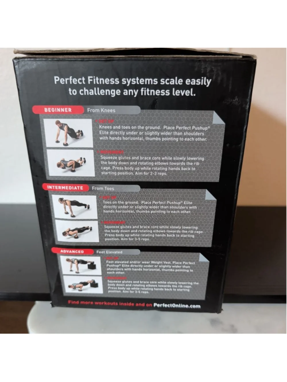 Perfect Fitness Pushup Elite Rotating Handles Set